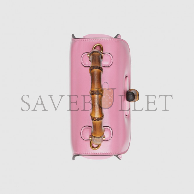 G*u*i bamboo 1947 mini top handle bag 686864 (17*12*7.5cm)